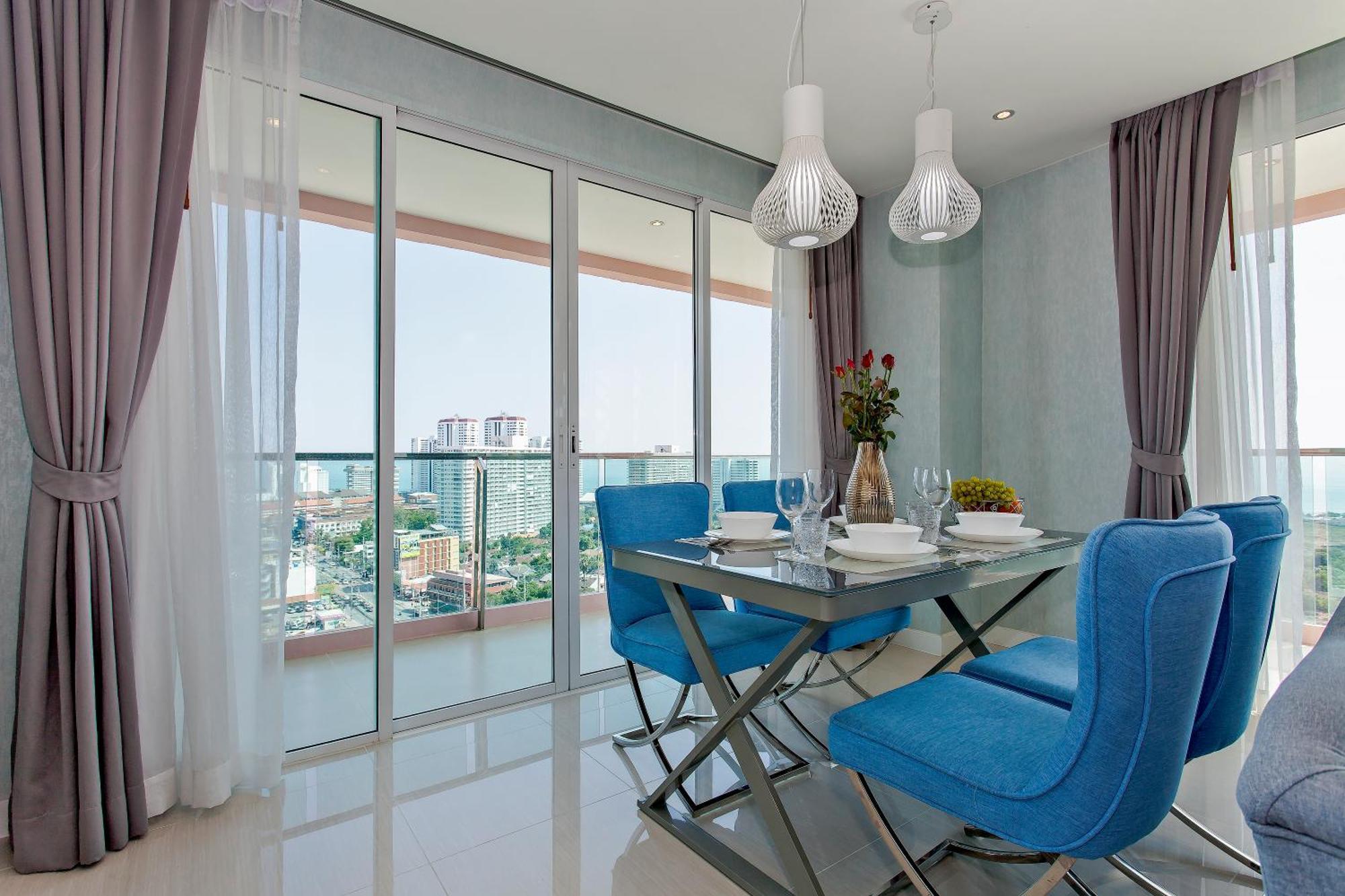 Grande Carribean - Seaview - Jomtien -Free Taxi From The Airport Appartement Pattaya Kamer foto