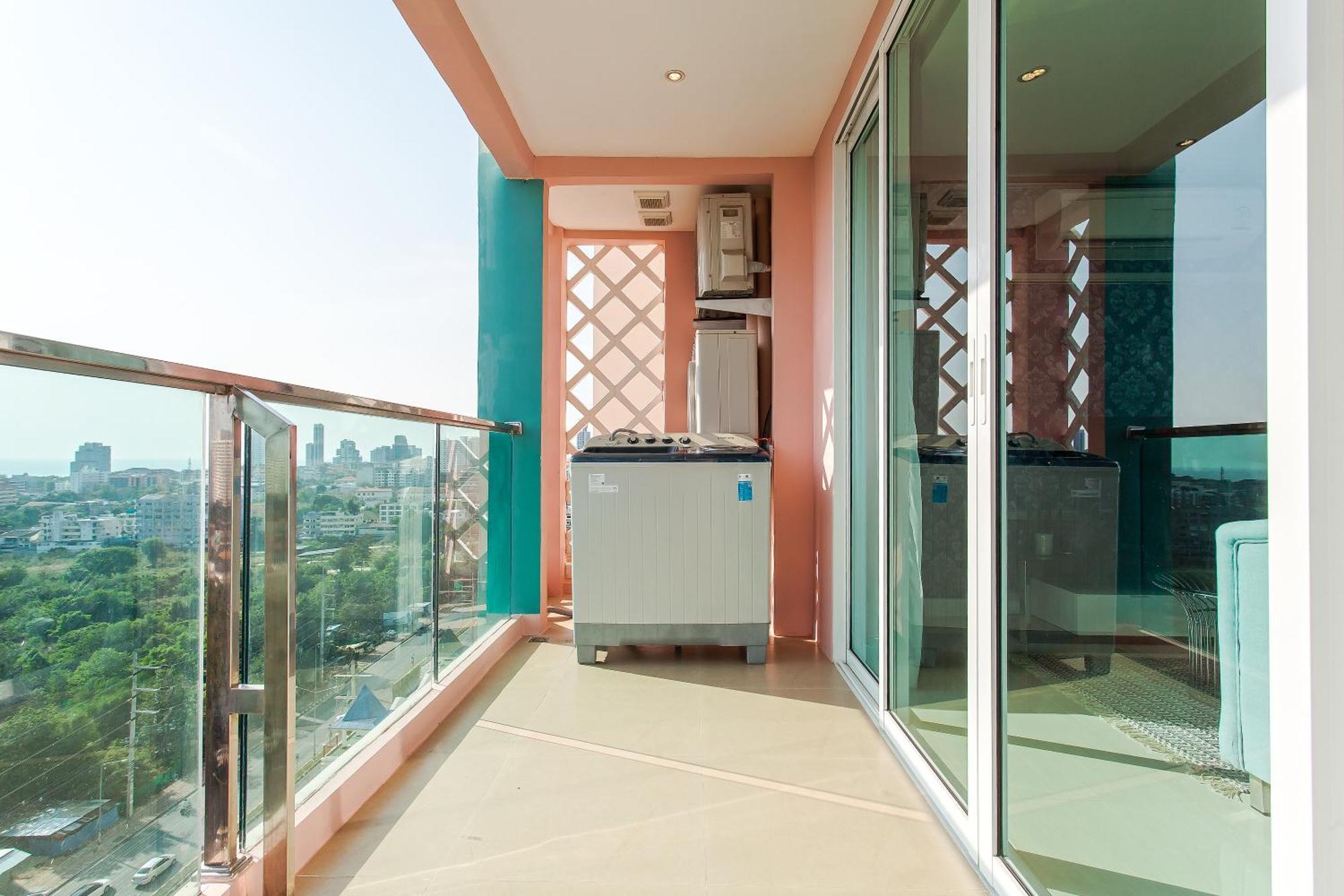 Grande Carribean - Seaview - Jomtien -Free Taxi From The Airport Appartement Pattaya Kamer foto